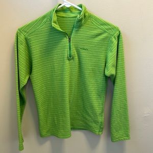 Patagonia fleece half zip pullover top kids size large